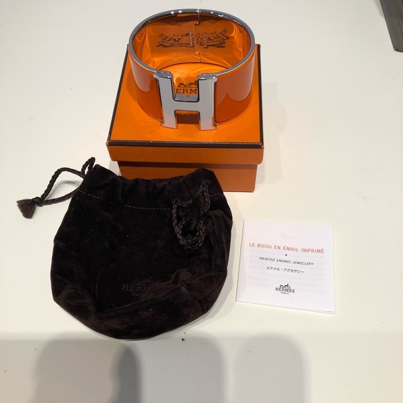Hermes Jewelry - Authentic Hermès large cuff w/box&bag!!!